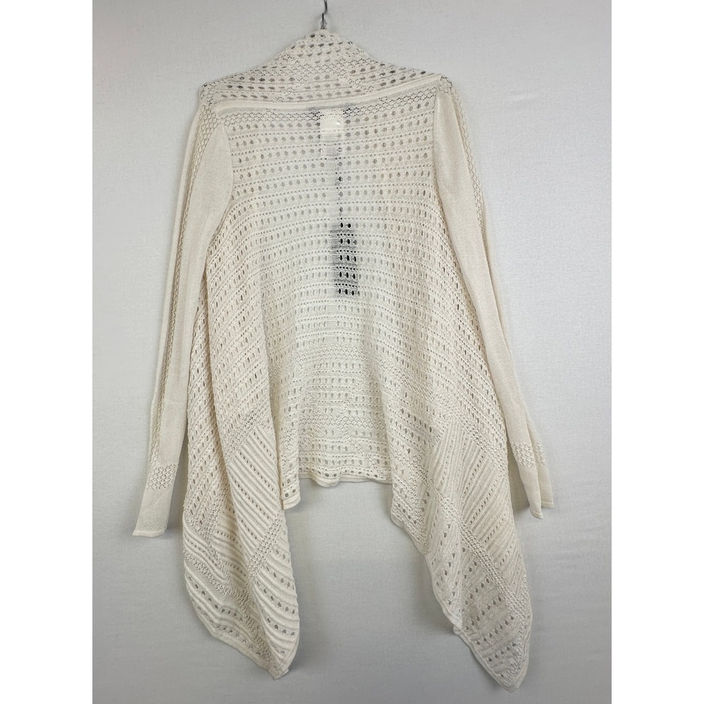 BCBG Max Azria Layla Knit Cardigan Bone Open Front XXS/XS - Picture 13 of 13